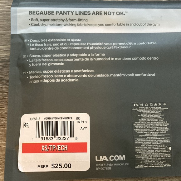 Under Armour pure stretch underwear size XS thong - Picture 4 of 4